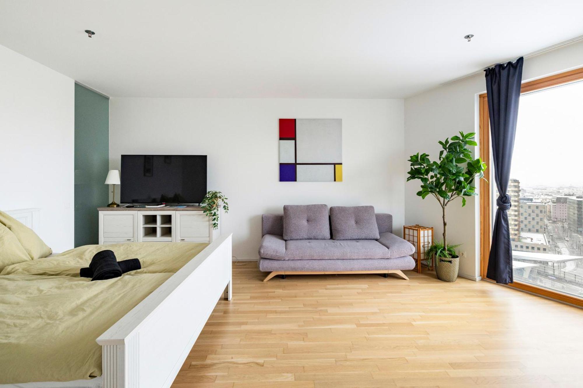Central Station Loft - Amazing View In City Center - Jupihome Wien Eksteriør billede