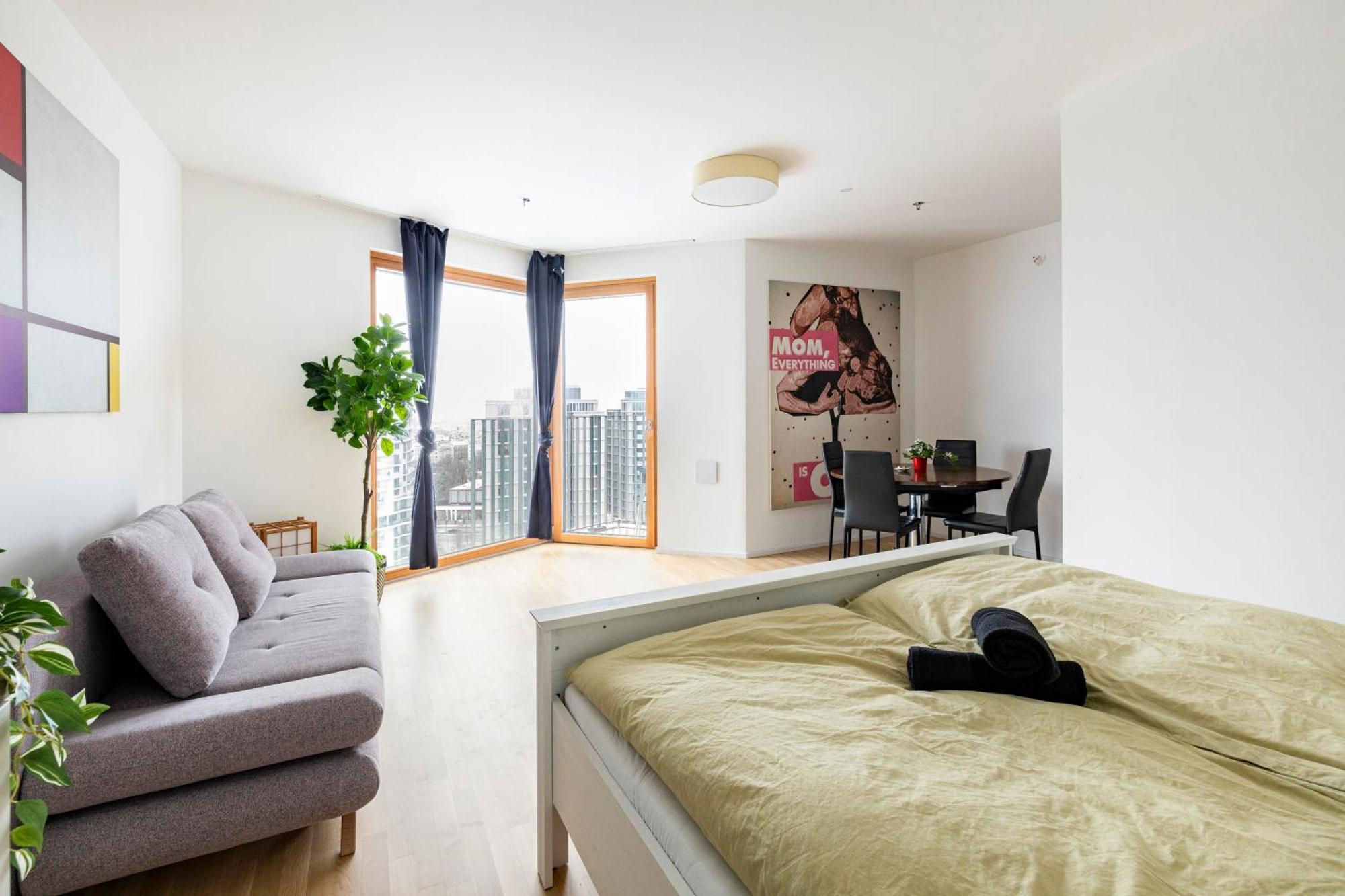 Central Station Loft - Amazing View In City Center - Jupihome Wien Eksteriør billede
